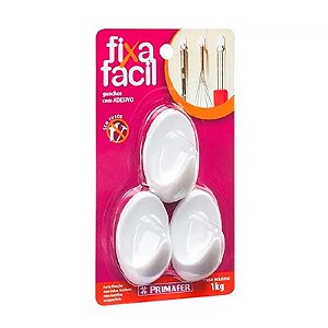 Gancho ABS com Aadesivo 3 peças Primafer