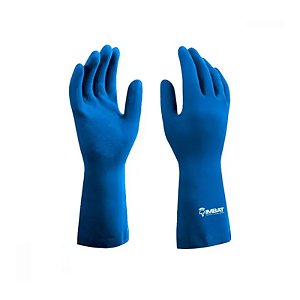 Luva Latex Azul Silver "m" T8 Imbat