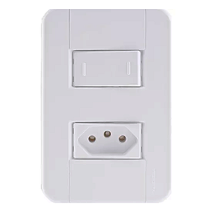 Interruptor Simples Tomada 4x2 20a Tablet Tramontina