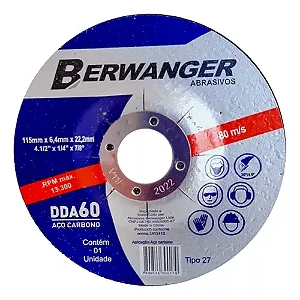 Disco Desbaste Dda 60 9" Berwanger