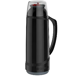 Garrafa Termica 1l Preta Soprano