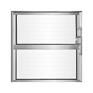 Janela Basc 1645 40 L X 40 a Branca Aluvid Nc