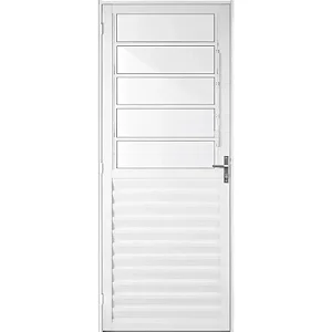 Porta Aluvid Bascul. 80 L X 210 a Esq Branca Nc