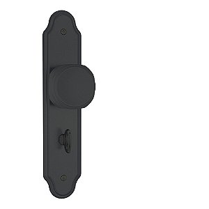 Fechadura Banheiro Preto Stam