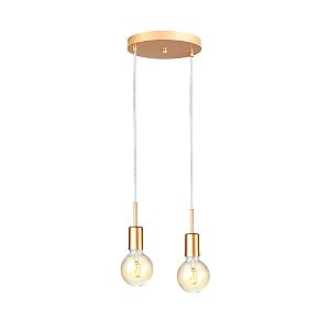 Pendente Decor Gold 2xe27 Bronzearte