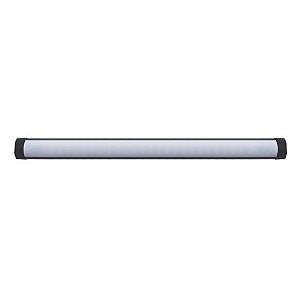 Luminária Led 36w Fria 100cm Preto Slim Blumenau