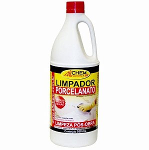 Limpador Porcelanato Pós Obra 950ml Allchem