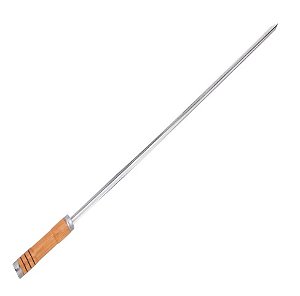 Espeto Inox Simples 75cm P/churrasco Mahler