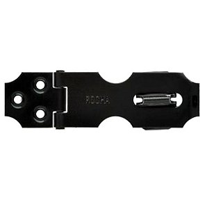 Ferrolho 25x65x1.20mm Porta/cadeado Preto Rocha