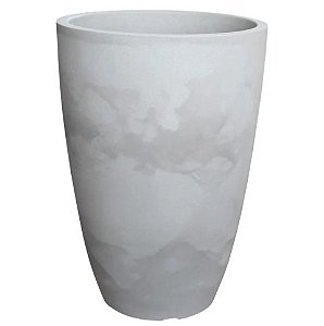 Vaso Conico 38 Cimento Queimado Japi