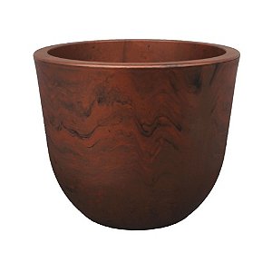 Vaso Redondo Concept N1 Aço Corten Japi