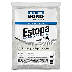 Estopa Para Polimento Limpeza 400g Tek Bond