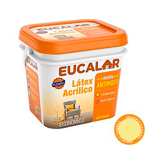 Eucalar Acrílica Amarelo Canário 3,6lts