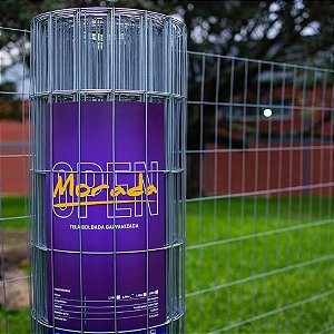 Metro Tela 1,50m - 6,5x15cm Soldável Galvanizado