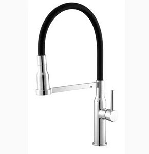 Monocomando Cozinha Bancada 2884 C75 Cromado/preto Meber