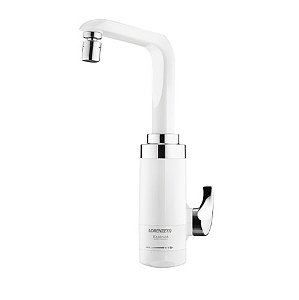 Torneira Eletrônica Parede Branca/cromado 5500w Essence 220v Lorenzetti