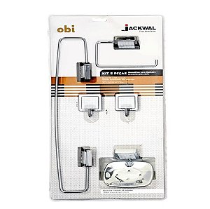 Kit Acessório Obi Sab. Met. 5pcs Branco Jackwal