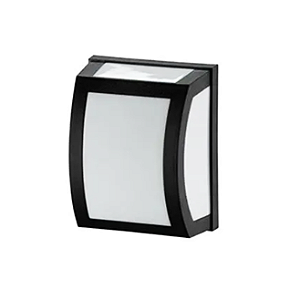 Arandela Oval 1090 Preto Cristal