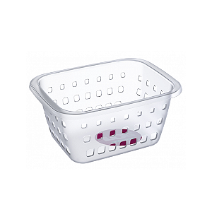 Cesto Plast. 5,2lts Cristal Ordene