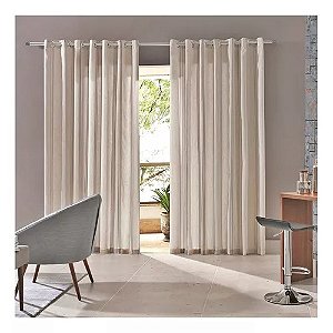 Cort Rust 3.00mx2.30m Linho/ombre Nude Bella Janela