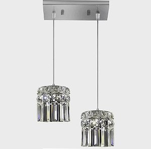 Pend Paris 2/g9 Cristal Red Bronzearte