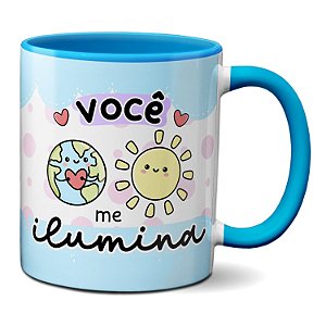 Caneca Namorados Você É O Sol Que Ilumina Meu Mundo