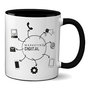 Caneca Marketing Digital Presente Criativo Personalizado