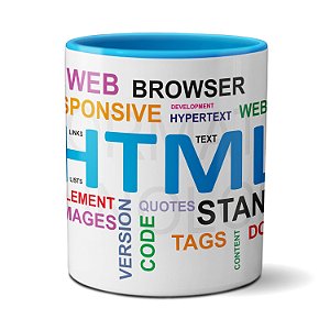 Caneca Programador HTML Presente Criativo Design