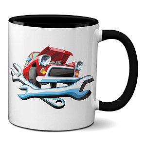 Caneca Mecânico Carro Presente Personalizado Xícara