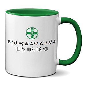 Caneca Biomedicina Frase Friends Presente Xícara Criativo