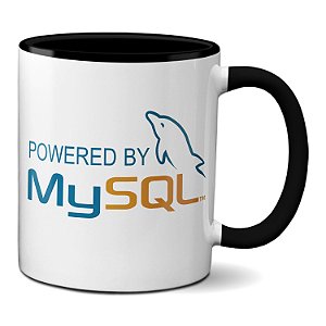 Caneca Powered By MySql Programador Banco de Dados Presente