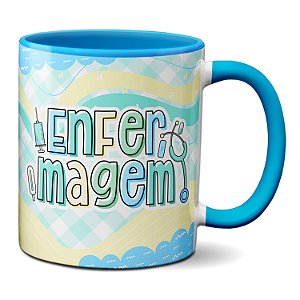 Caneca Enfermeiro Profissional Enfermagem Profissão Saúde