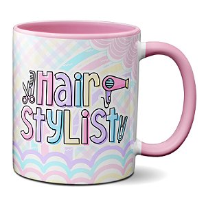 Caneca Hair Stylist Profissão Cabelo Profossional Presente