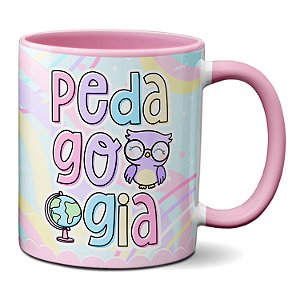 Caneca Pedagogia Profissional Pedagoga Presente Fofo Fem