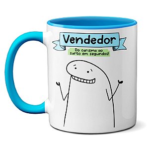 Caneca Vendedor Posso Ajudar? Só Estou Dando Uma Olhadinha