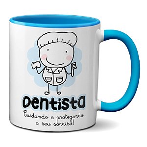 Caneca Odontologia Seu Sorriso Protegido e Bem Cuidado!