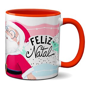 Caneca Ho Ho Ho Feliz Natal - Mai Personalizados