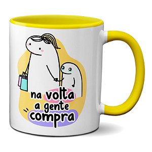 Caneca Flork Presente Dia das Mães Na Volta A Gente Compra