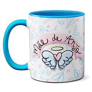 Caneca Mãe de Anjo Presente Dia das Mães Xícara Criativa