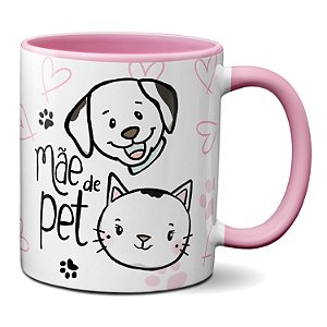 Caneca Mãe de Pet Presente Criativo Xícara dia das Mães