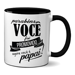 Caneca Promovido a Papai Presente Dia dos Pais Criativo