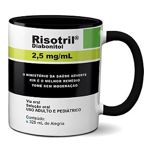 Engraçada Risotril Tarja Preta Presente de Louco