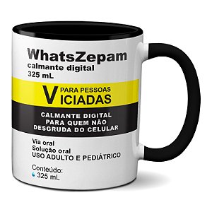 Engraçada WhatsZepam Remédio Celular Criativo