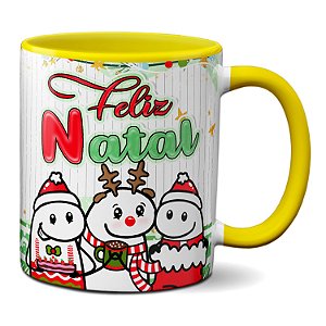 Caneca Criativa Feliz Natal Xícara Presente Fim De Ano use canecas