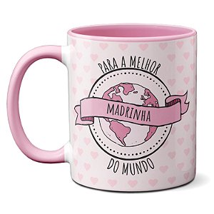 Caneca Para Melhor Madrinha Dinda Do Mundo Presente Xícara