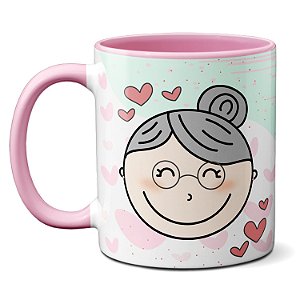 Caneca Feliz Dia Dos Avós Te Amo Vó Presente Criativo