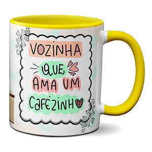 Caneca Feliz Dia Dos Avós Vozinha Que Ama Um Cafezinho