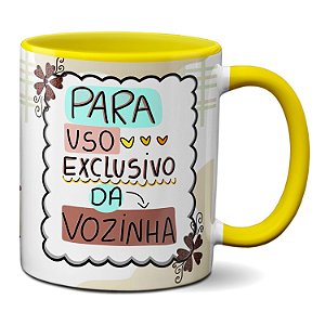 Caneca Para Uso Exclusivo Da Minha Vozinha Presente Fofo