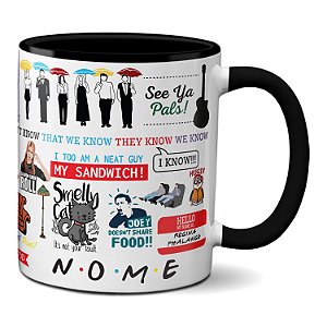 Caneca Friends Personalizada Com Nome Presente Fã Da Série