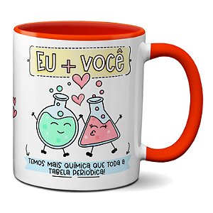 Caneca Namorados Temos Mais Química Que A Tabela Periódica